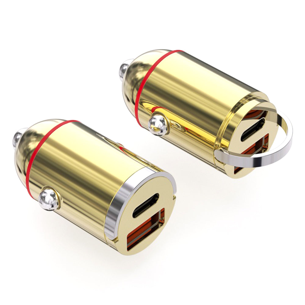 G30J 133W High Power Charging Adapter Type-C+USB Car Charger with 6A USB to Type-C Cable G30J 133W High Power Charging Adapter Type-C+USB Car Charger with 6A USB to Type-C Cable